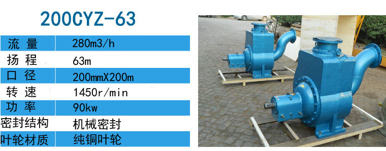 柴油輸送泵80CYZ70自吸油泵銅葉輪59U機械密封示例圖5